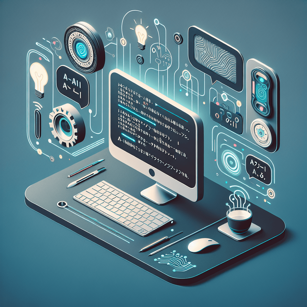 AI language translation technology illustration